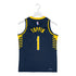 Youth Indiana Pacers #1 Obi Toppin Icon Swingman Jersey by Nike In Blue - Back View