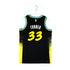 Adult Indiana Pacers 23-24' CITY EDITION #33 Myles Turner Swingman Jersey by Nike In Black - Back View