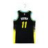 Adult Indiana Pacers 23-24' CITY EDITION #11 Bruce Brown Swingman Jersey by Nike In Black - Back View