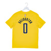 Adult Indiana Pacers #0 Tyrese Haliburton Statement Name and Number T-shirt by Jordan