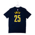 Adult Indiana Pacers #25 Jalen Smith Icon Name and Number T-shirt by Nike In Navy - Back View