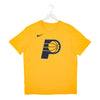 Adult Indiana Pacers Primary Logo Cotton Core T-Shirt in Gold by Nike