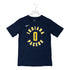 Youth Indiana Pacers Tyrese Haliburton #0 Icon Name and Number T-shirt by Nike In Navy - Front View