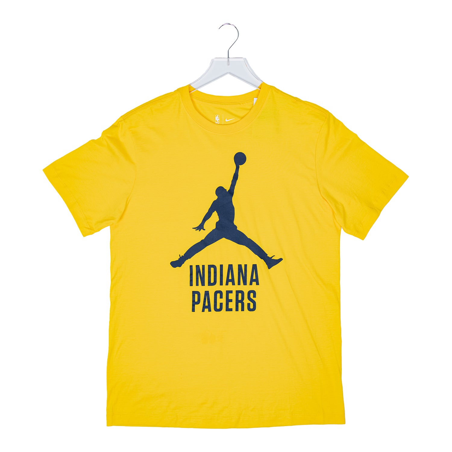 Adult Indiana Pacers Essential Jumpman T-shirt in Gold by Jordan