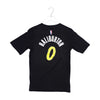 Youth Indiana Pacers #0 Tyrese Haliburton 23-24' CITY EDITION Name and Number T-shirt by Nike