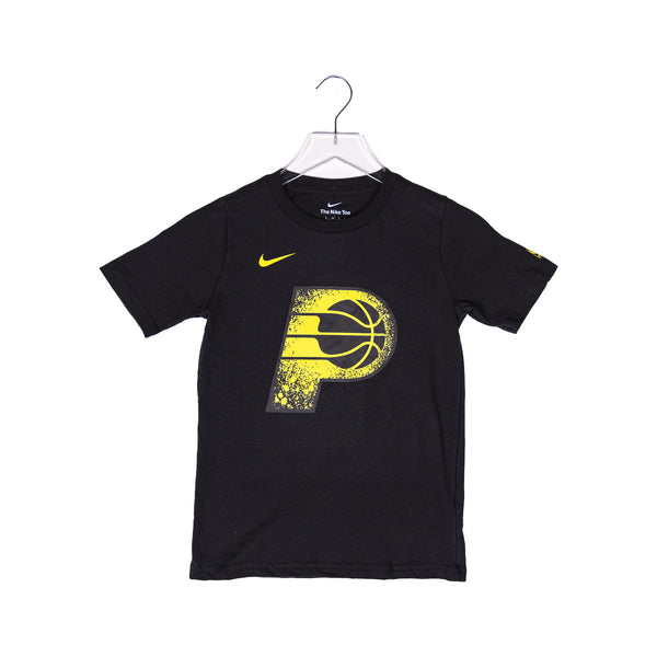 Youth Indiana Pacers 23-24' CITY EDITION Primary Logo T-shirt by Nike - Front View