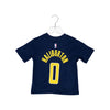 Toddler Indiana Pacers #0 Tyrese Haliburton Icon Name and Number T-shirt by Nike
