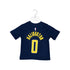 Toddler Indiana Pacers #0 Tyrese Haliburton Icon Name and Number T-shirt by Nike - Back View