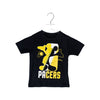 Youth Indiana Pacers Mickey Cross Fade T-Shirt in Black by Nike