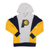 Youth 4-7 Indiana Pacers Champion League Hooded Sweatshirt in Grey by Nike - Front View