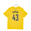 Adult Indiana Pacers #43 Pascal Siakam Statement Name and Number T-shirt by Jordan