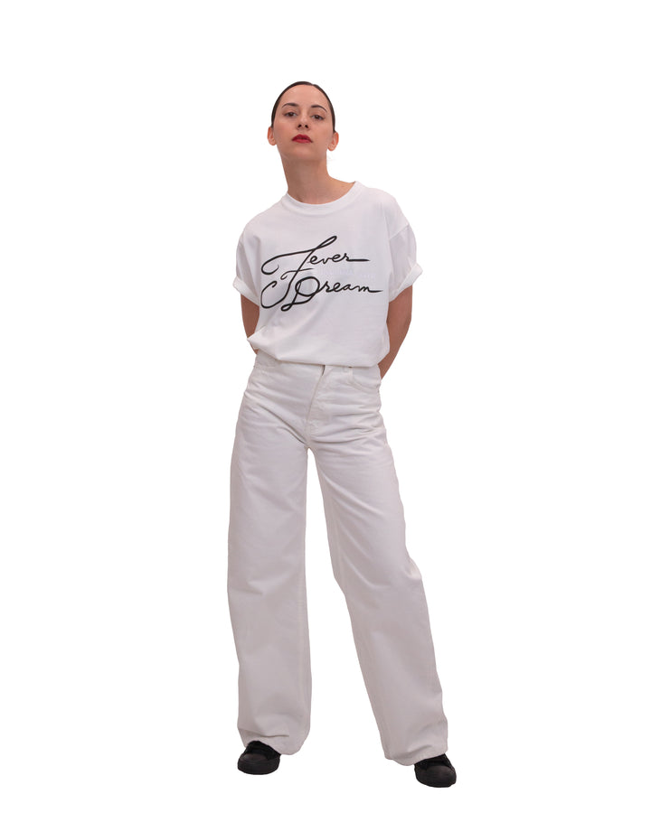Adult Indiana Fever Fever Dream T-shirt in White by 9 COMMONS