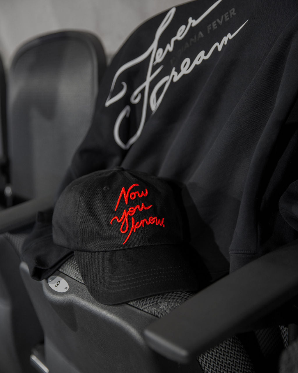 Adult Indiana Fever Now You Know Hat in Black by 9 COMMONS