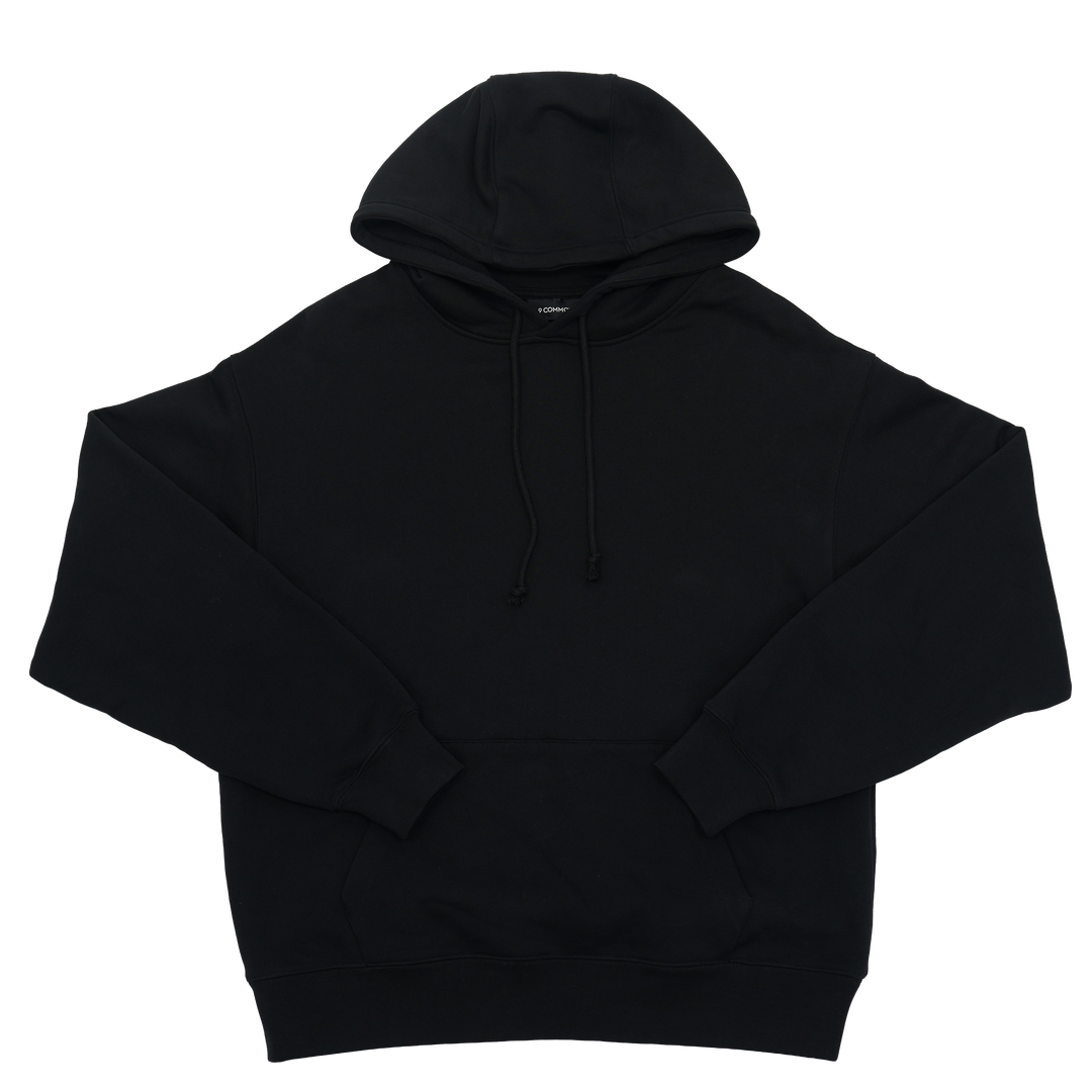 Black hoodie on a white background