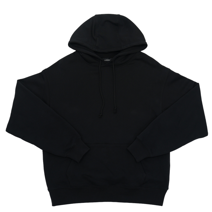 Black hoodie on a white background
