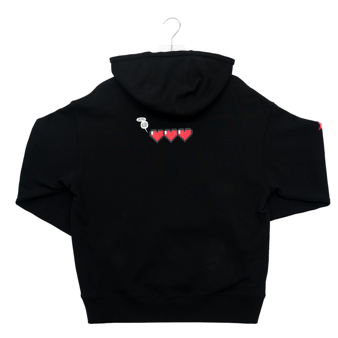 Adult Indiana Fever Basketball Hero Hoodie in Black by 9 COMMONS