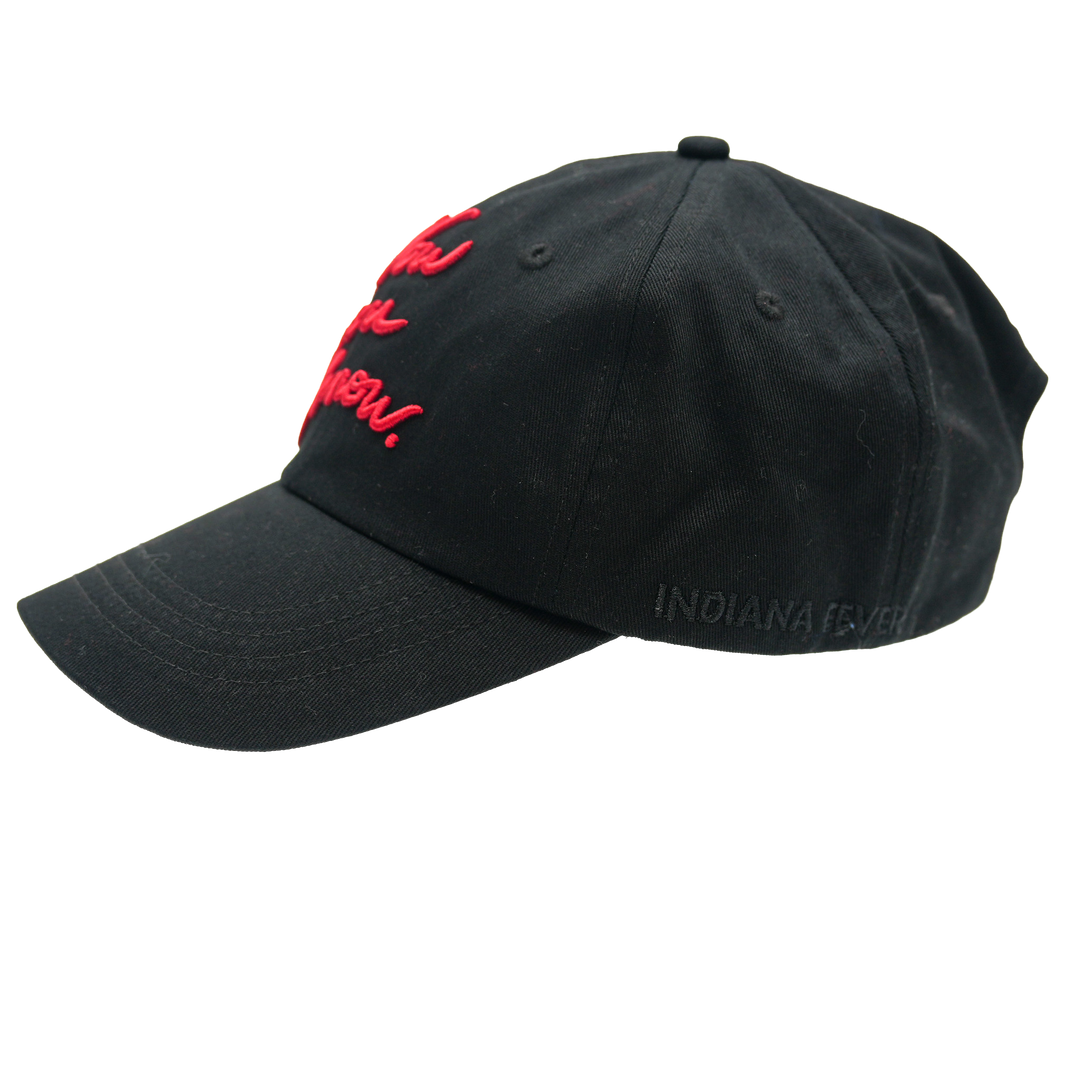 Adult Indiana Fever Now You Know Hat in Black by 9 COMMONS