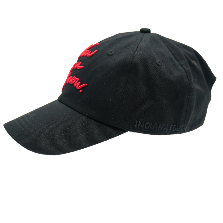 Adult Indiana Fever Now You Know Hat in Black by 9 COMMONS