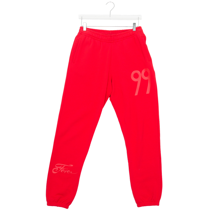 Adult Indiana Fever Red Out Jogger Sweatpants in Red by 9 COMMONS