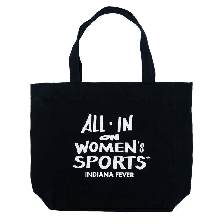 Indiana Fever All In On Women's Sports Tote Bag by 9 COMMONS