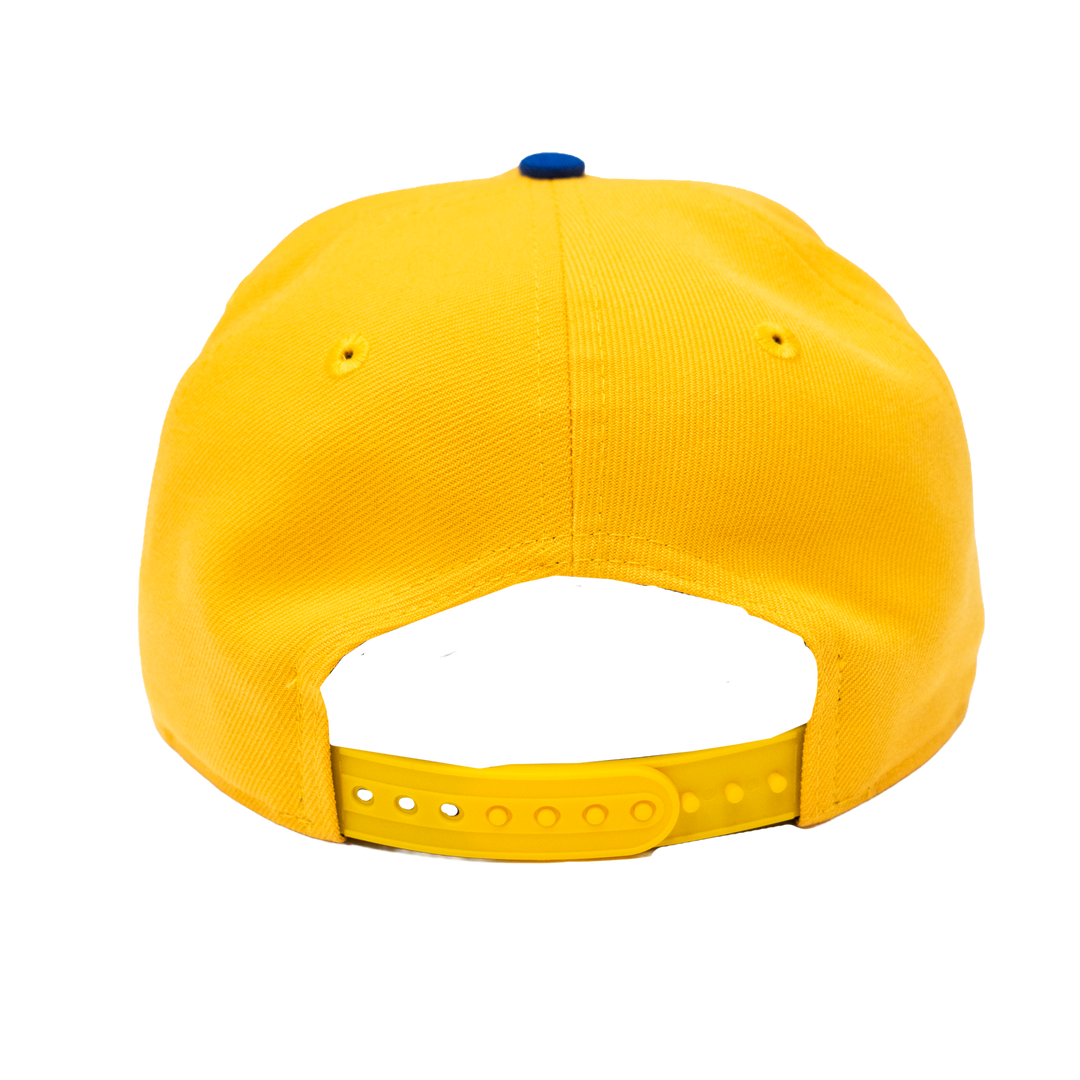 Adult Indiana Pacers Hardwood Classic Logo 9FIFTY Hat in Gold by New Era