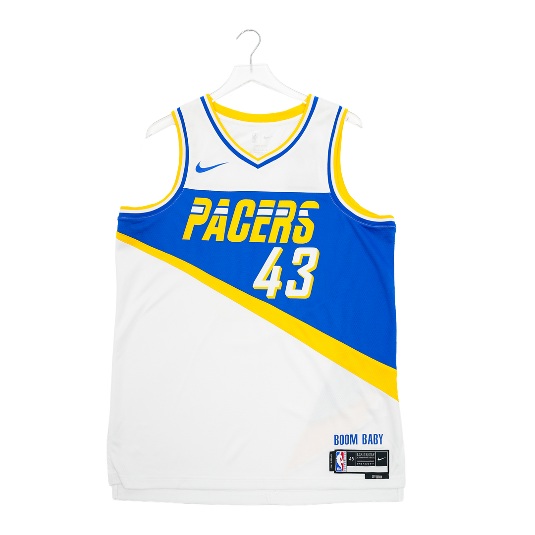 Adult Indiana Pacers #43 Pascal Siakam 25-26' CITY EDITION Swingman Jersey in White by Nike