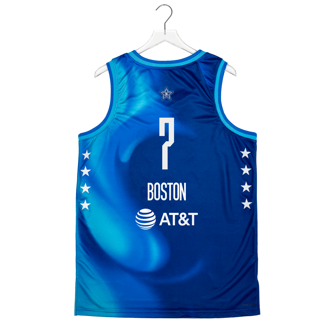 Adult Indiana Fever #7 Aliyah Boston 2026 WNBA All-Star Game Jersey in Blue by Jordan Brand