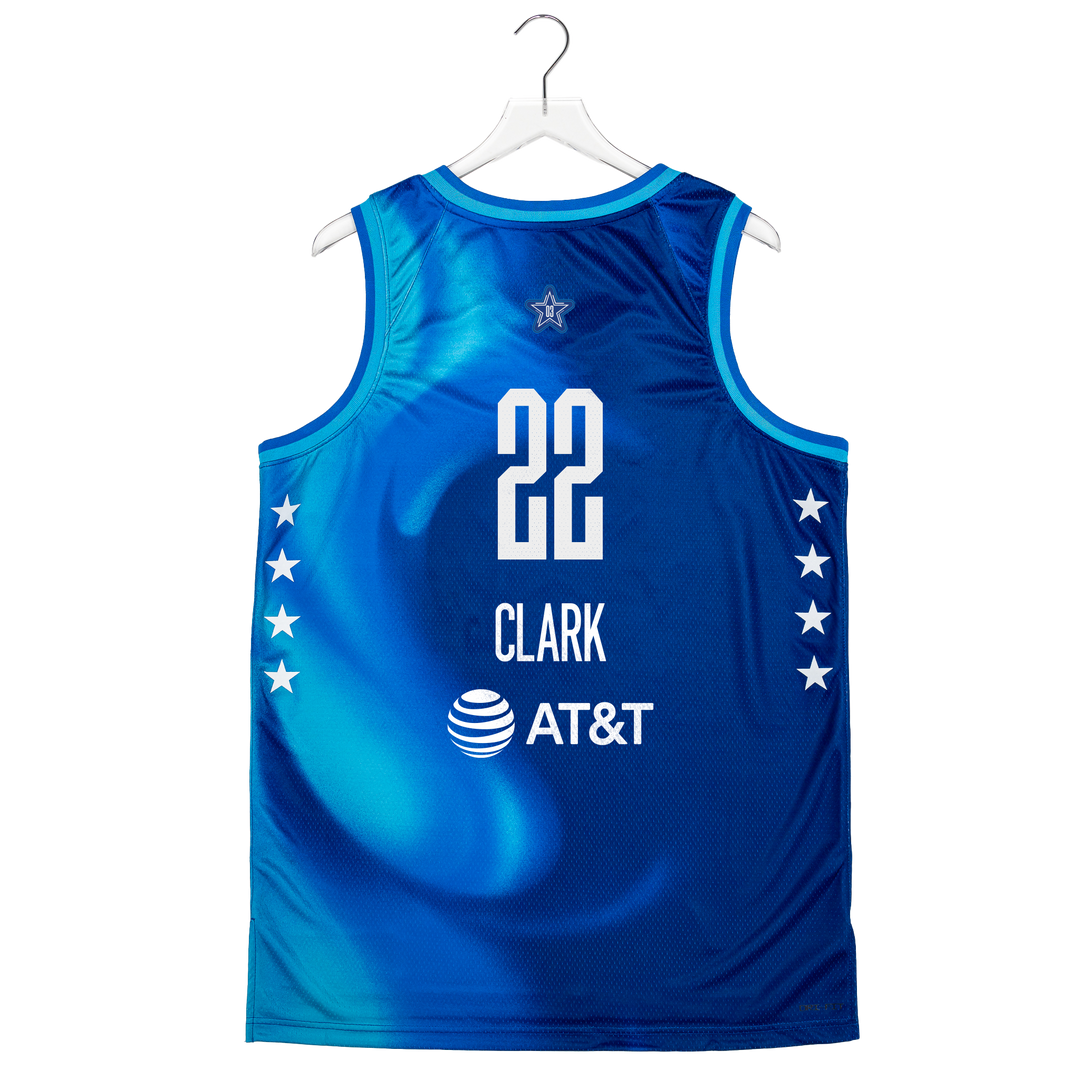 Adult Indiana Fever #22 Caitlin Clark 2026 WNBA All-Star Game Jersey in Blue by Jordan Brand