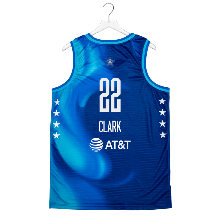 Adult Indiana Fever #22 Caitlin Clark 2026 WNBA All-Star Game Jersey in Blue by Jordan Brand
