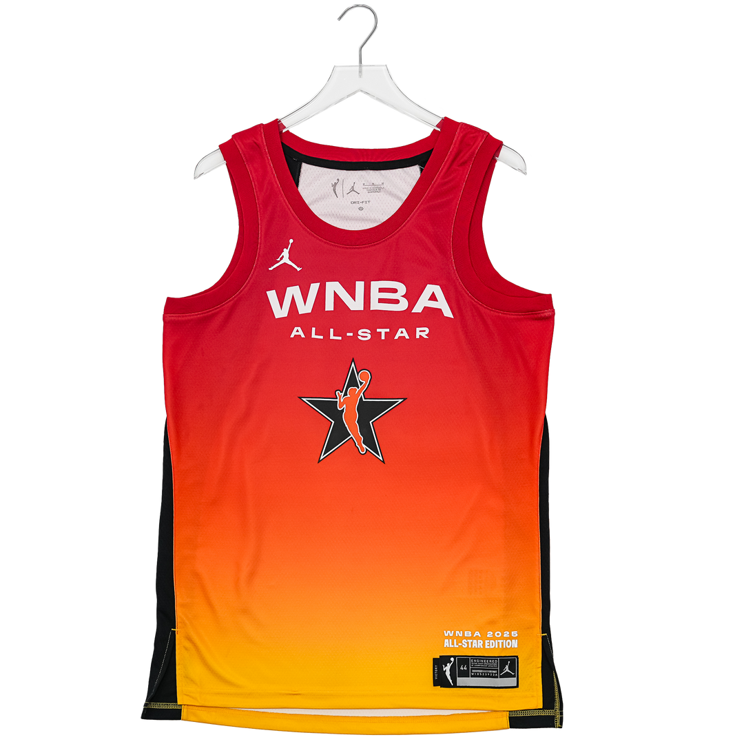 Adult Indiana Fever #22 Caitlin Clark 2025 WNBA All-Star Game Jersey in Orange by Jordan Brand