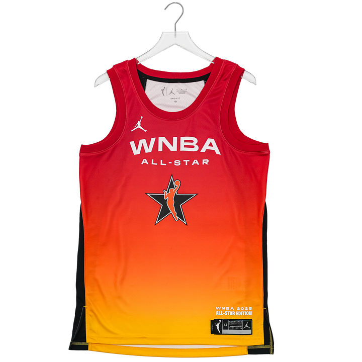 Adult Indiana Fever #22 Caitlin Clark 2025 WNBA All-Star Game Jersey in Orange by Jordan Brand