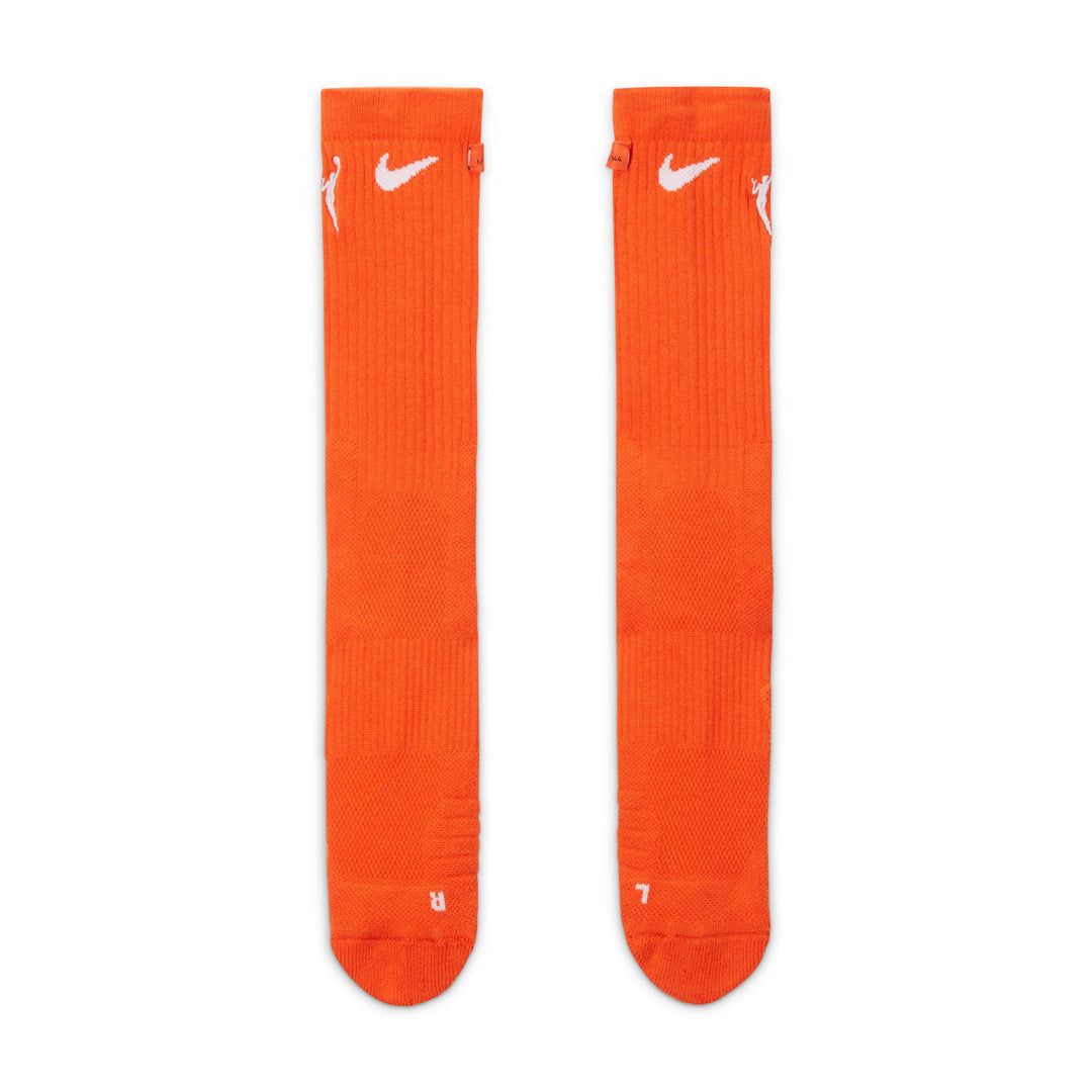 Adult Indiana Fever WNBA Elite Crew Sock in Orange by Nike