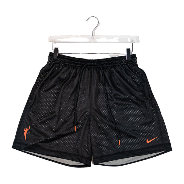Adult WNBA Logo Standard Issue Shorts by Nike in Black - Front View
