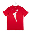 Adult WNBA Logo Woman Short Sleeve T-Shirt in Red by Nike