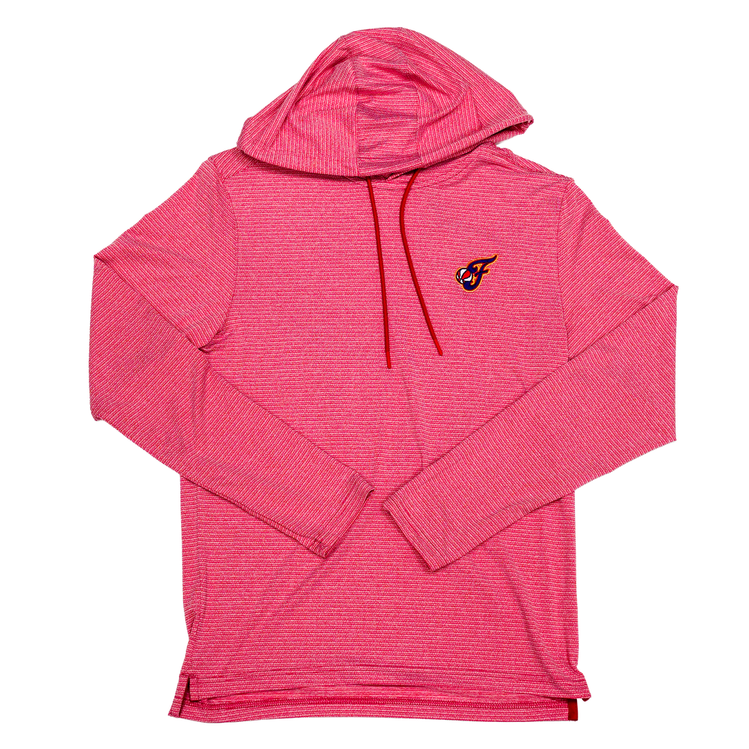 Adult Indiana Fever Changeover Hooded Pullover in Red by Antigua