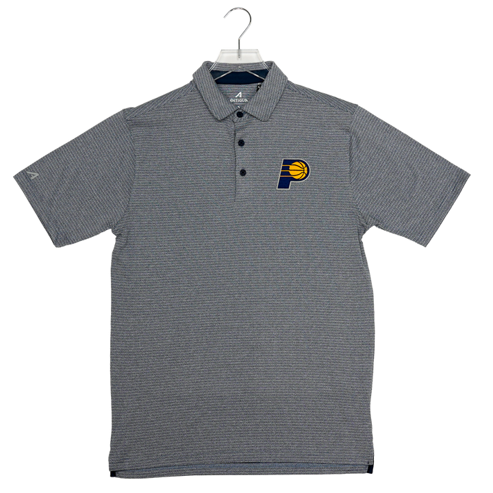 Adult Indiana Pacers Changeover Polo Shirt in Navy by Antigua