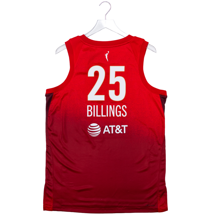 Adult Indiana Fever #25 Monique Billings 2026 Rebel Swingman Jersey in Red by Nike