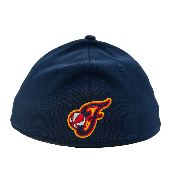 Adult Indiana Fever Oversized Logo 39Thirty Hat in Navy by New Era