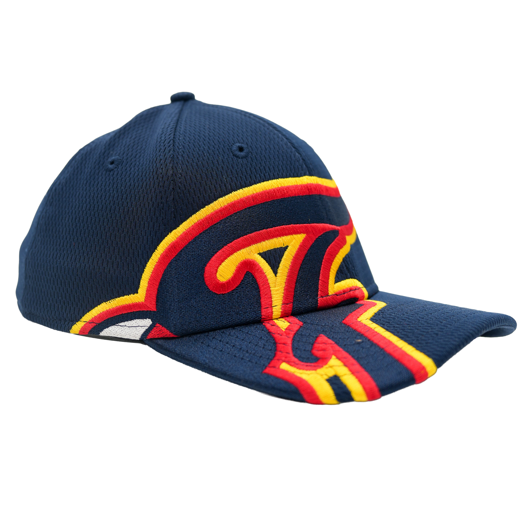 Adult Indiana Fever Oversized Logo 39Thirty Hat in Navy by New Era