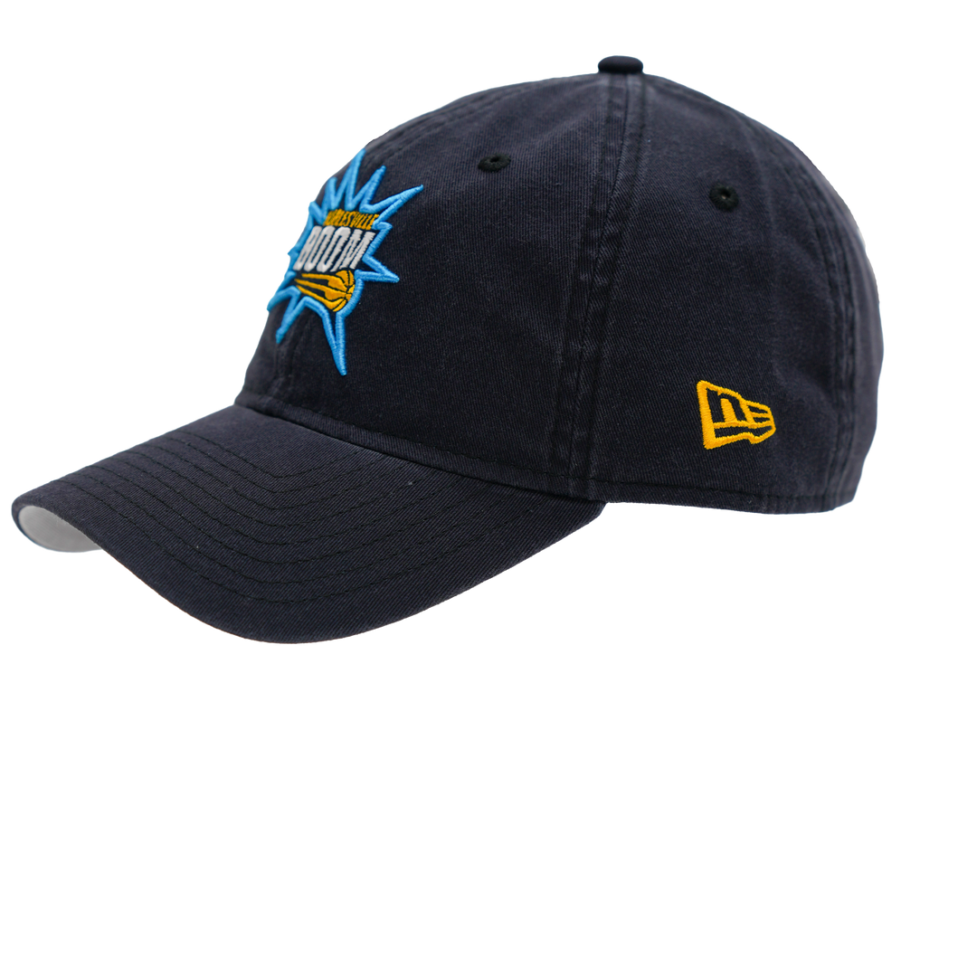 Adult Noblesville Boom Primary Logo 9Fifty Hat in Navy by New Era