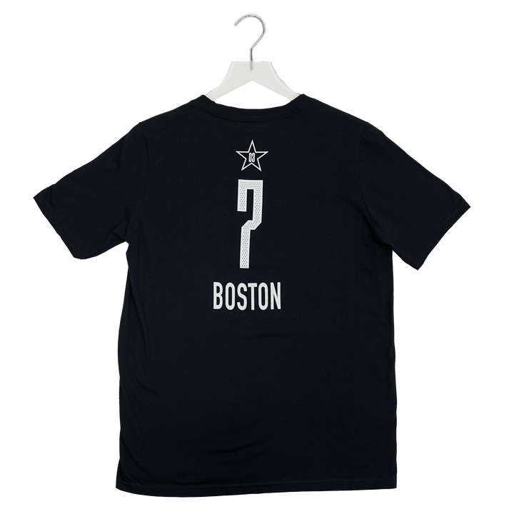Adult Indiana Fever #7 Aliyah Boston 2025 WNBA All-Star Game Name and Number T-shirt in Black by Jordan Brand