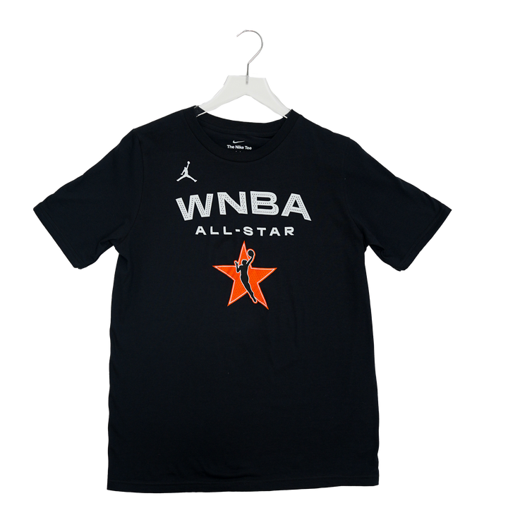Youth Indiana Fever #22 Caitlin Clark 2025 WNBA All-Star Game Name and Number T-shirt in Black by Jordan Brand