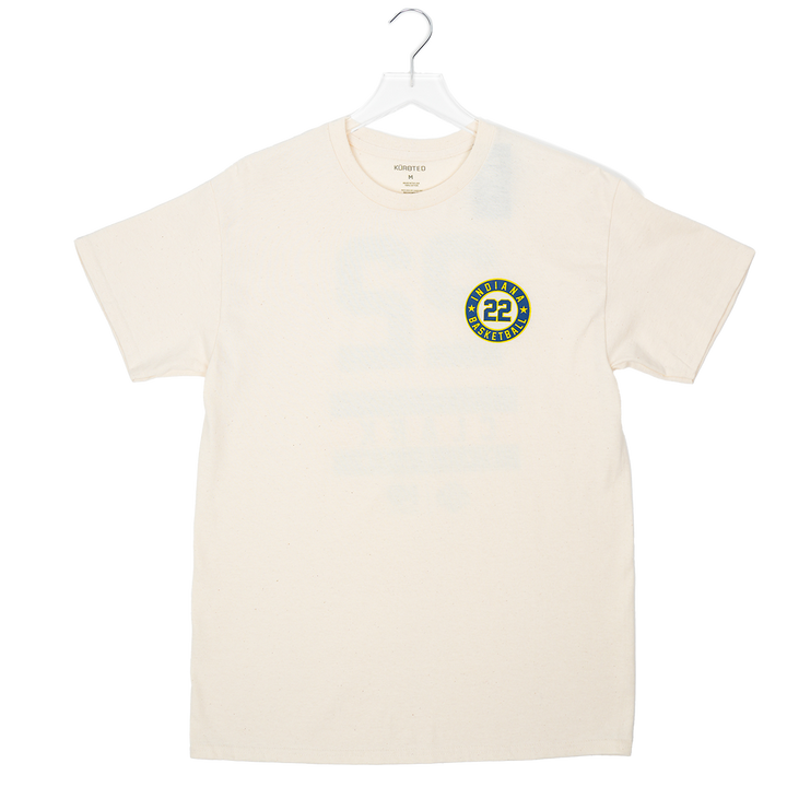Adult Indiana Fever #22 Caitlin Clark ID T-shirt in Natural by Kur8ted