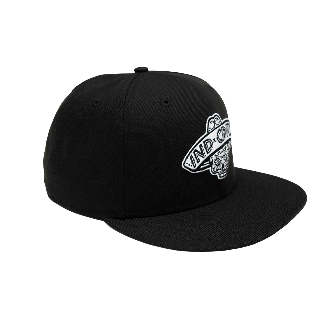 Adult Indiana Pacers CDMX Secondary Logo 9FIFTY HAT in Black by New Era