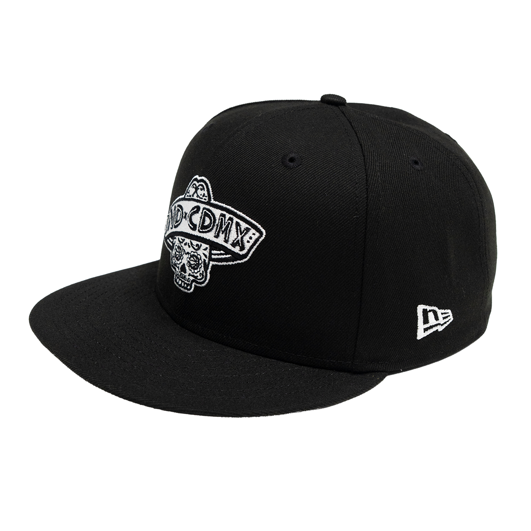 Adult Indiana Pacers CDMX Secondary Logo 9FIFTY HAT in Black by New Era