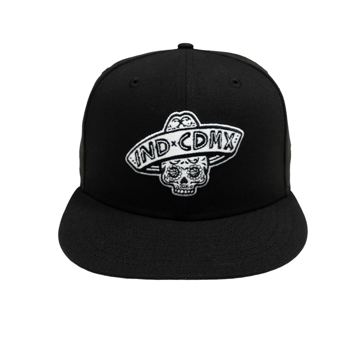 Adult Indiana Pacers CDMX Secondary Logo 9FIFTY HAT in Black by New Era
