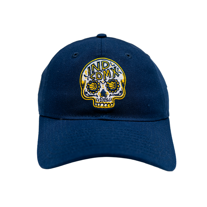 Adult Indiana Pacers CDMX Primary Logo 9TWENTY Hat in Navy by New Era