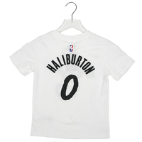 Adult Indiana Pacers #0 Tyrese Haliburton 24-25' CITY EDITION Name and Number T-shirt in White by Nike