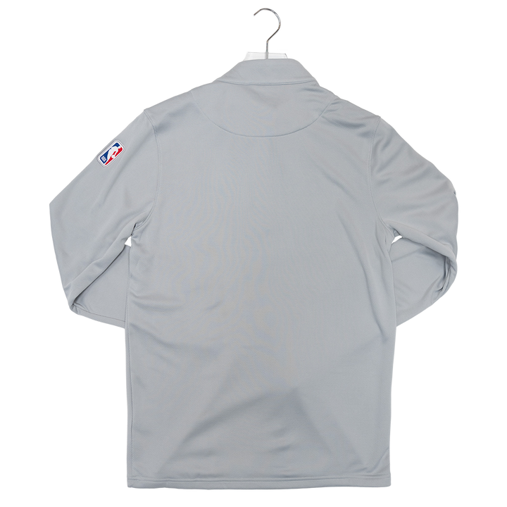 Adult Indiana Pacers 1/4 Zip Performance top in Heather Grey by Nike