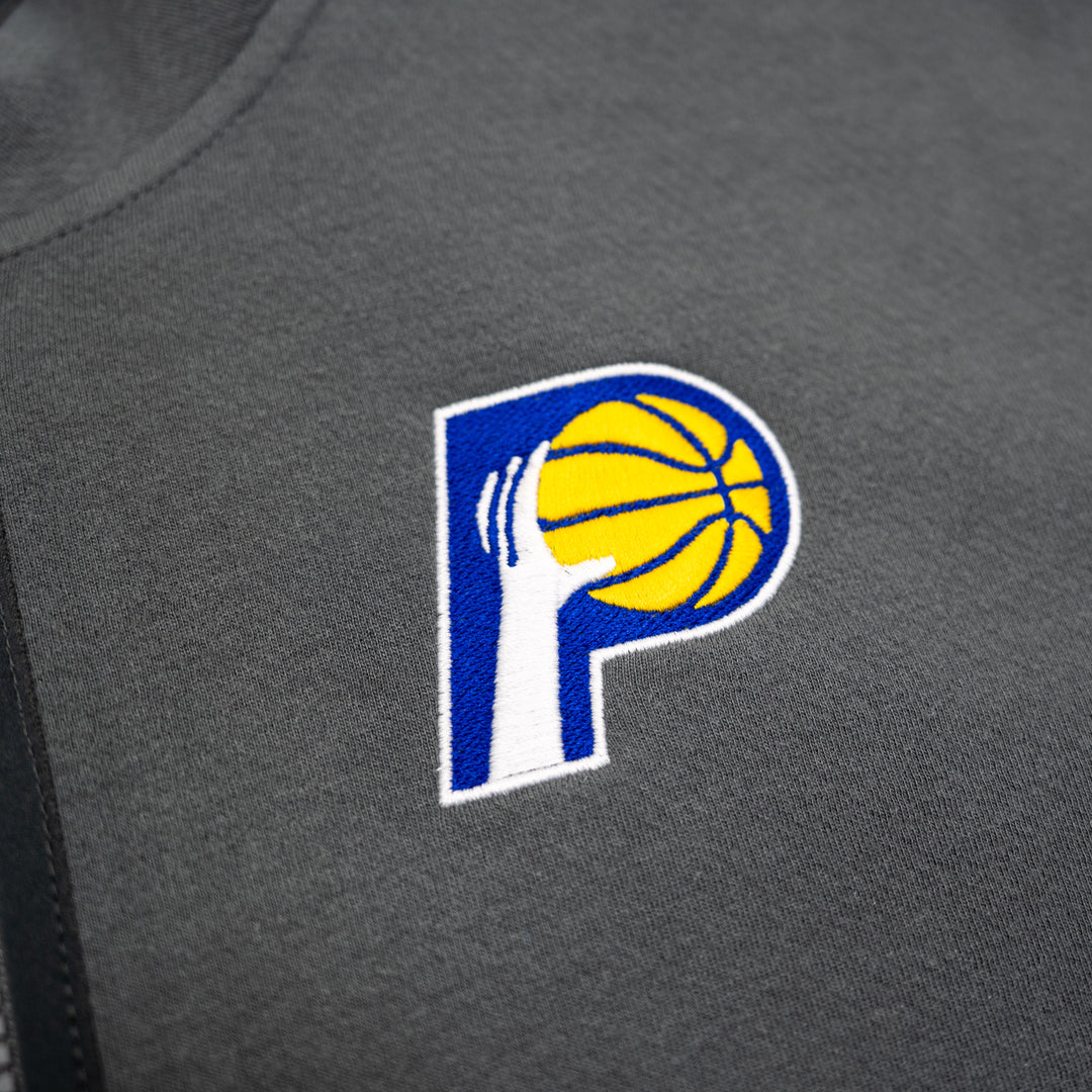 Adult Indiana Pacers 25-26' CITY EDITION 1/4 Zip Victory Top in Grey by Nike